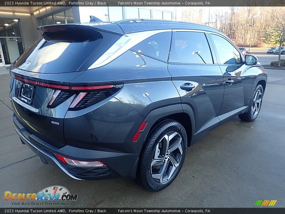 2023 Hyundai Tucson Limited AWD Portofino Gray / Black Photo #2