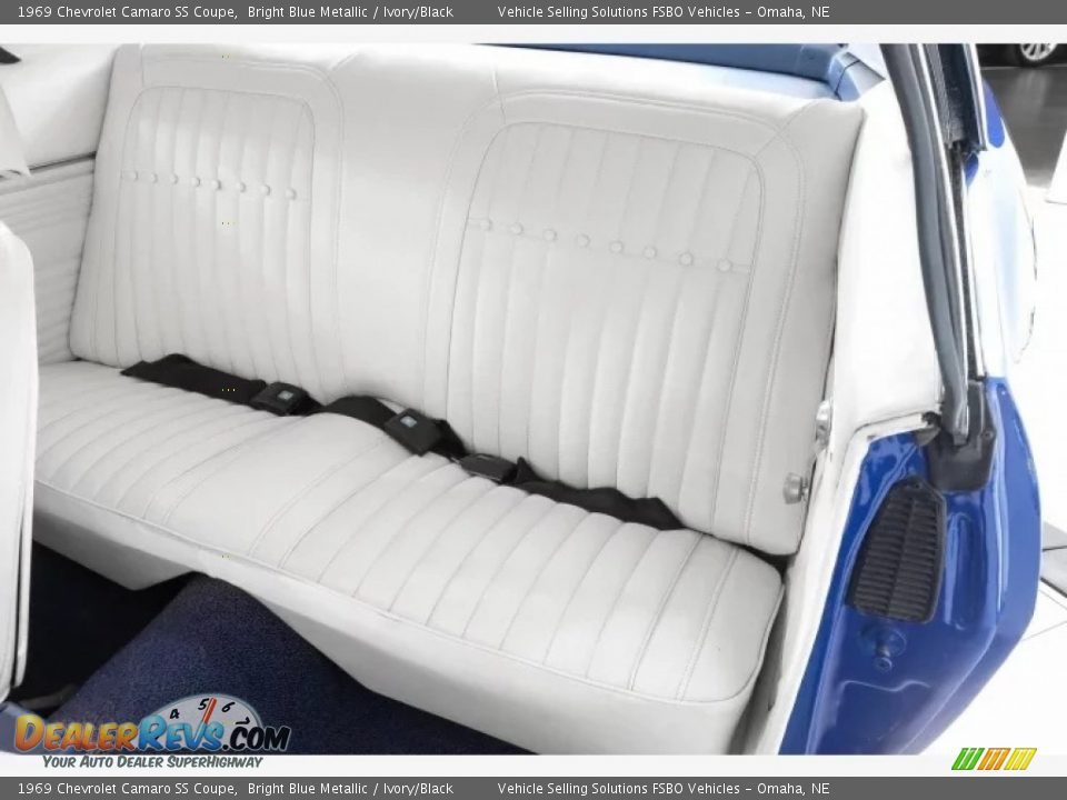 Rear Seat of 1969 Chevrolet Camaro SS Coupe Photo #7
