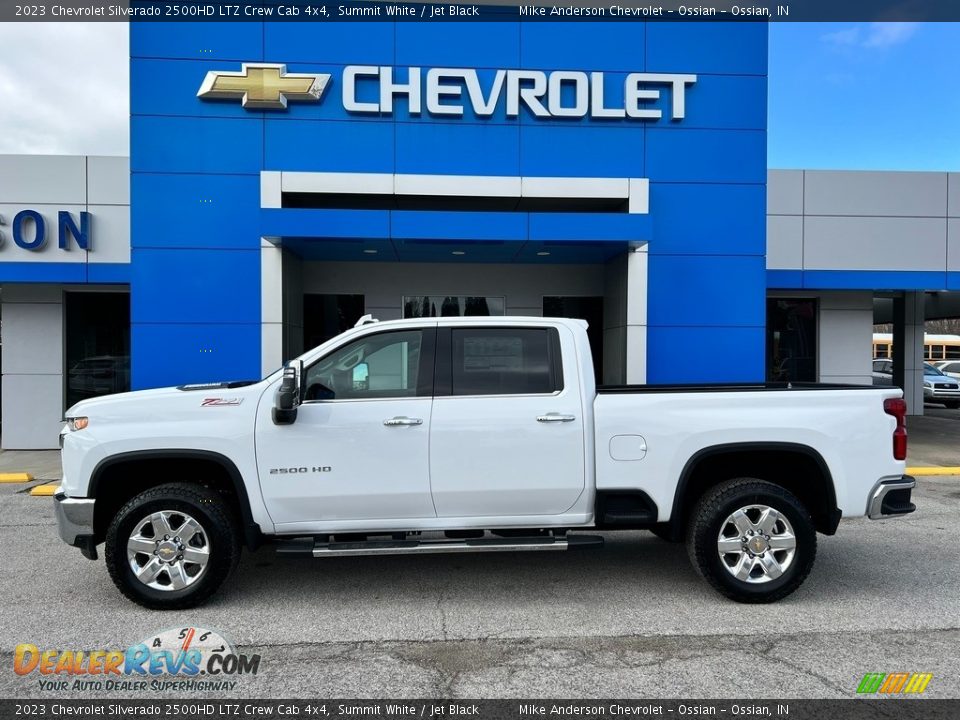 Summit White 2023 Chevrolet Silverado 2500HD LTZ Crew Cab 4x4 Photo #1