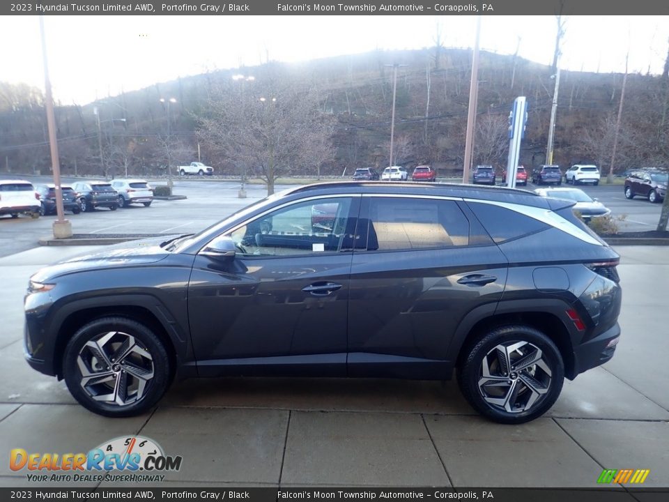 2023 Hyundai Tucson Limited AWD Portofino Gray / Black Photo #6