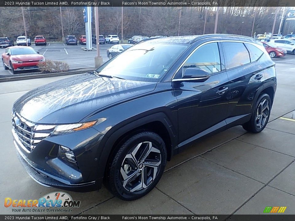 2023 Hyundai Tucson Limited AWD Portofino Gray / Black Photo #7