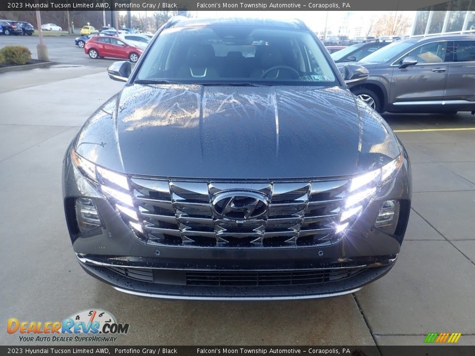 2023 Hyundai Tucson Limited AWD Portofino Gray / Black Photo #8