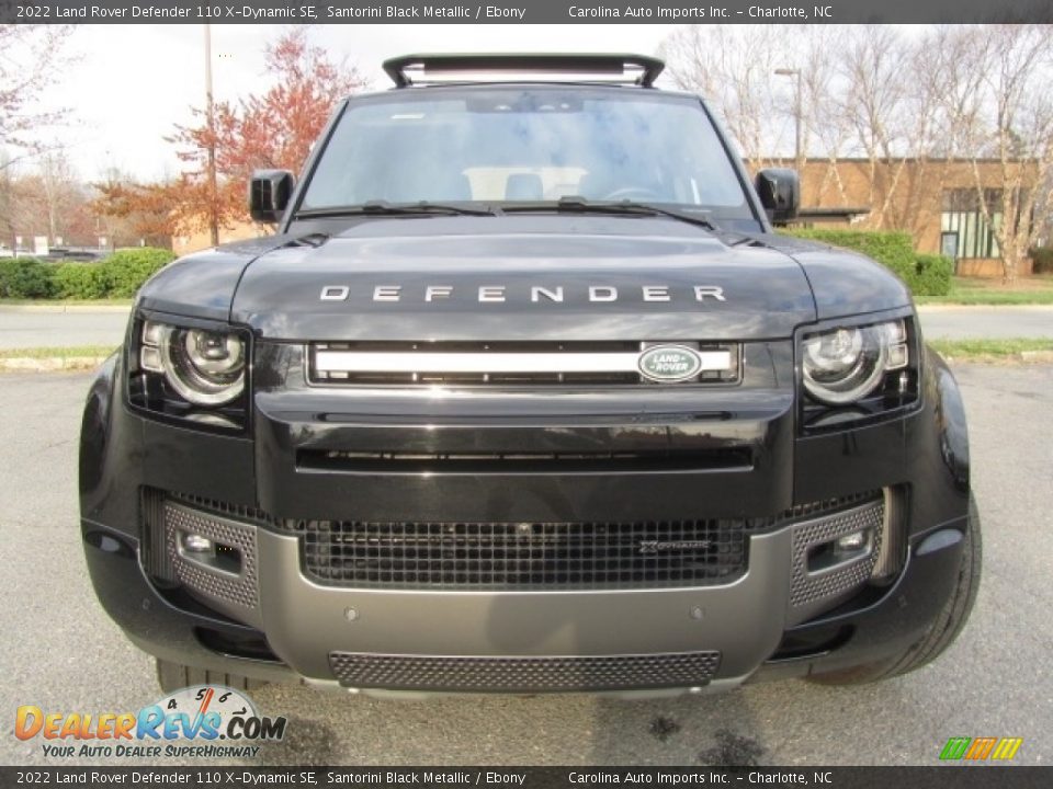 2022 Land Rover Defender 110 X-Dynamic SE Santorini Black Metallic / Ebony Photo #4