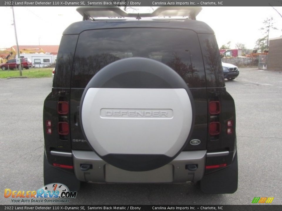 2022 Land Rover Defender 110 X-Dynamic SE Santorini Black Metallic / Ebony Photo #9