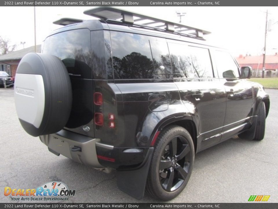 2022 Land Rover Defender 110 X-Dynamic SE Santorini Black Metallic / Ebony Photo #10