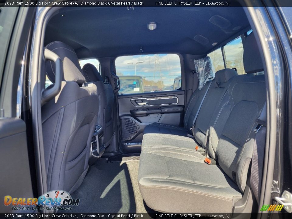 2023 Ram 1500 Big Horn Crew Cab 4x4 Diamond Black Crystal Pearl / Black Photo #7