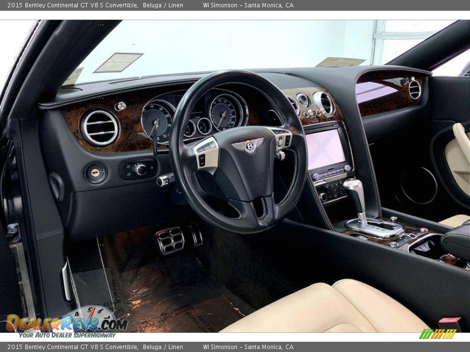 Front Seat of 2015 Bentley Continental GT V8 S Convertible Photo #13