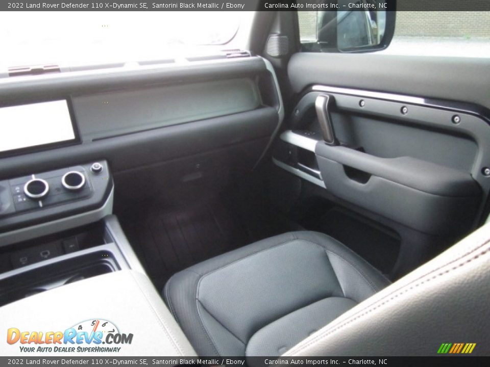 2022 Land Rover Defender 110 X-Dynamic SE Santorini Black Metallic / Ebony Photo #14