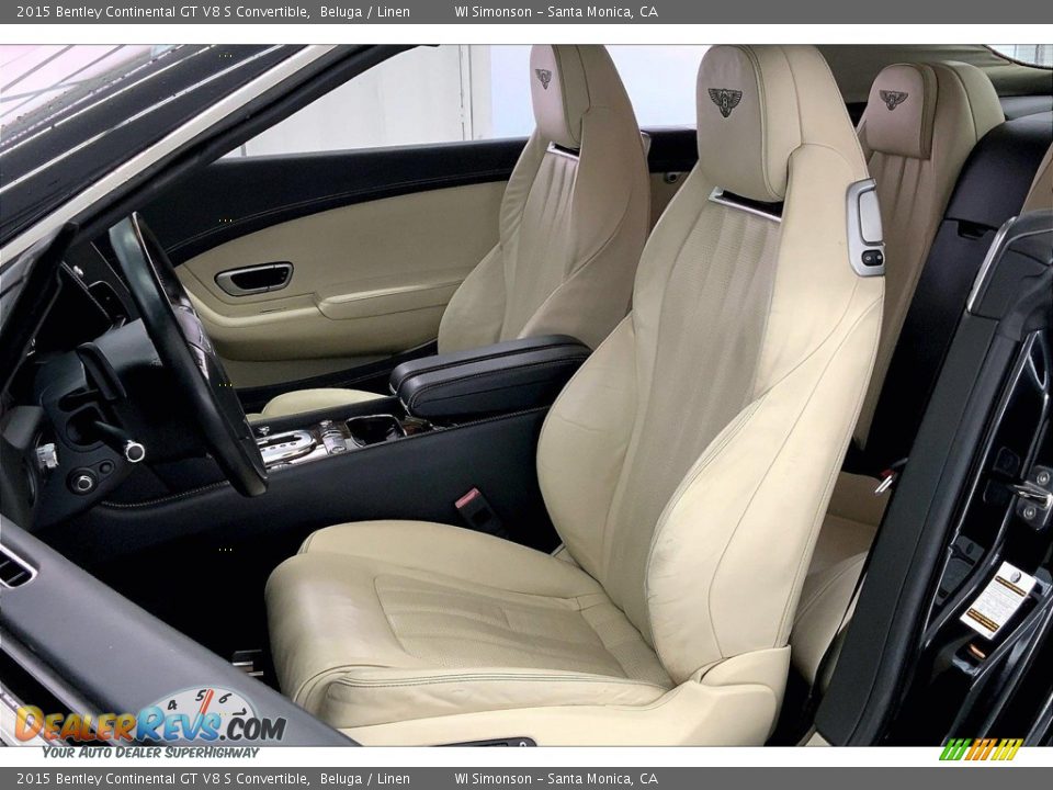 Front Seat of 2015 Bentley Continental GT V8 S Convertible Photo #17