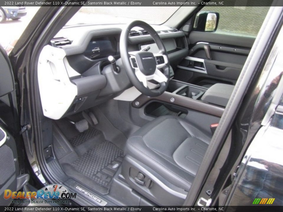 2022 Land Rover Defender 110 X-Dynamic SE Santorini Black Metallic / Ebony Photo #17