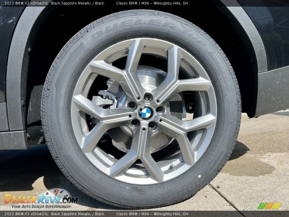 2023 BMW X3 xDrive30i Black Sapphire Metallic / Black Photo #2