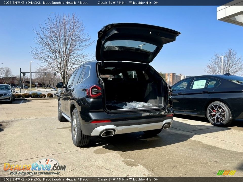 2023 BMW X3 xDrive30i Black Sapphire Metallic / Black Photo #5