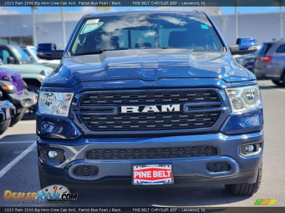 2023 Ram 1500 Big Horn Crew Cab 4x4 Patriot Blue Pearl / Black Photo #2