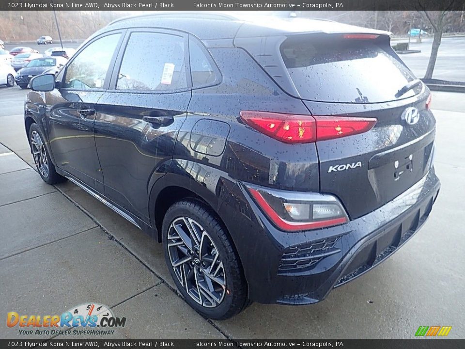 2023 Hyundai Kona N Line AWD Abyss Black Pearl / Black Photo #5