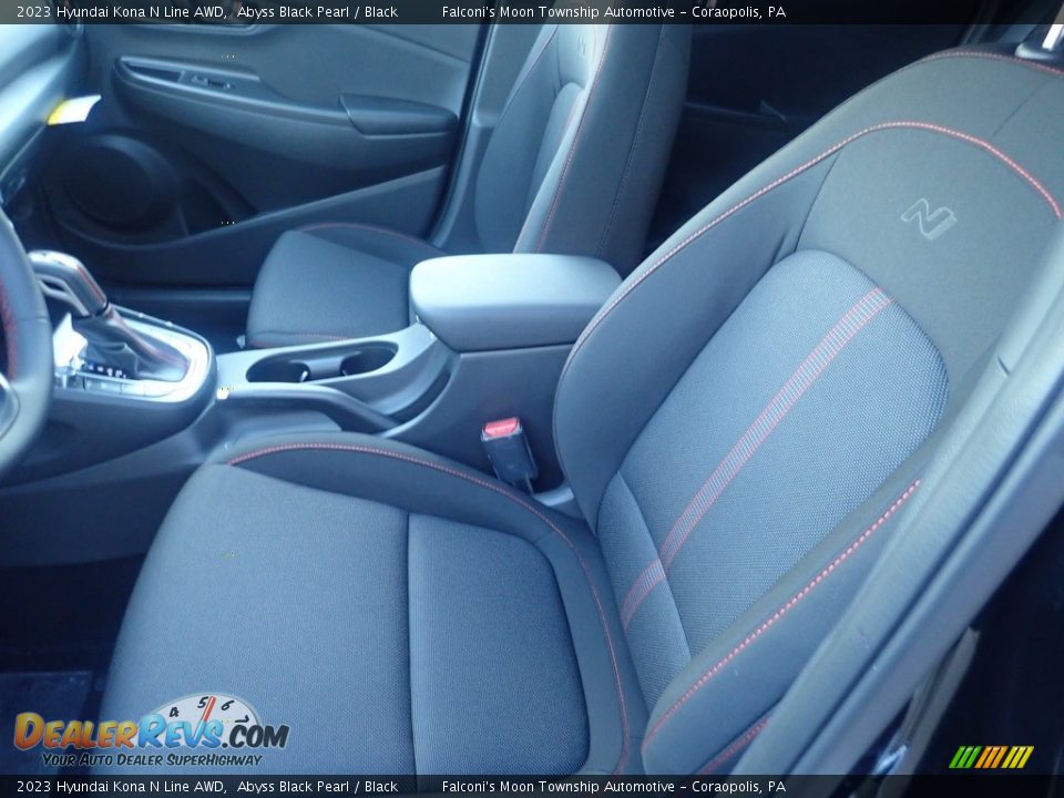 2023 Hyundai Kona N Line AWD Abyss Black Pearl / Black Photo #11