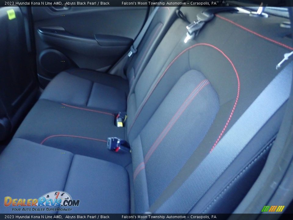 2023 Hyundai Kona N Line AWD Abyss Black Pearl / Black Photo #12