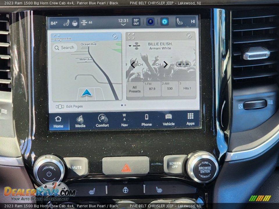 Navigation of 2023 Ram 1500 Big Horn Crew Cab 4x4 Photo #13