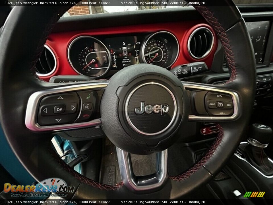 2020 Jeep Wrangler Unlimited Rubicon 4x4 Bikini Pearl / Black Photo #6