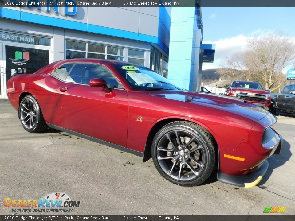 2020 Dodge Challenger R/T Scat Pack Octane Red / Black Photo #3