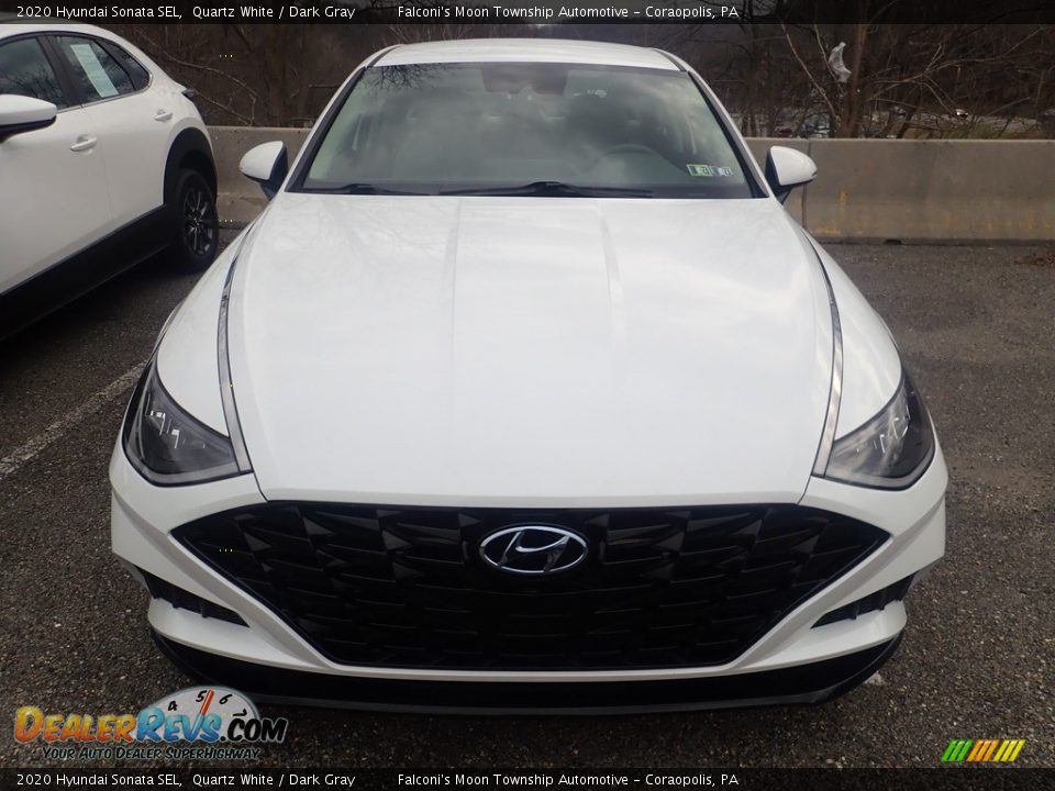 2020 Hyundai Sonata SEL Quartz White / Dark Gray Photo #3