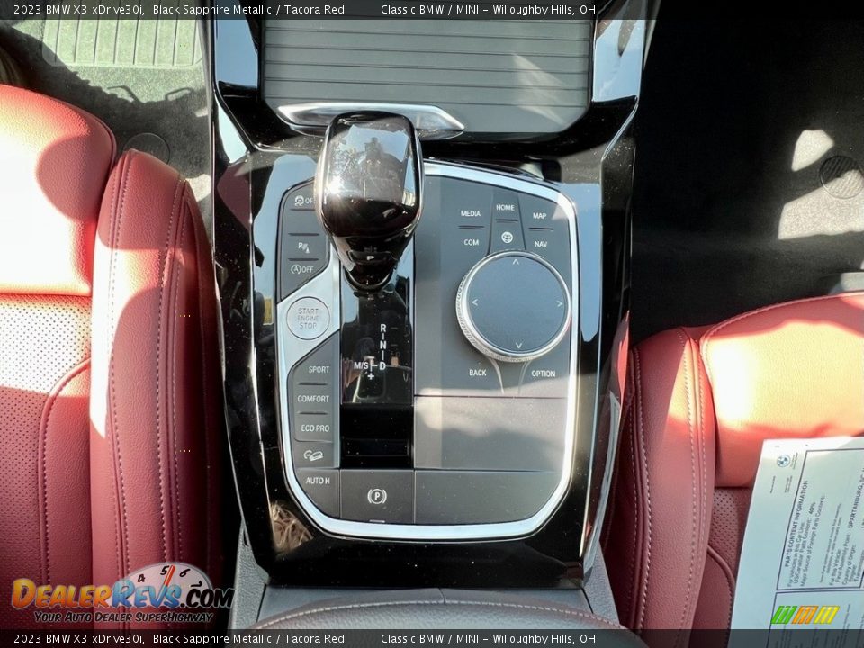 2023 BMW X3 xDrive30i Black Sapphire Metallic / Tacora Red Photo #11