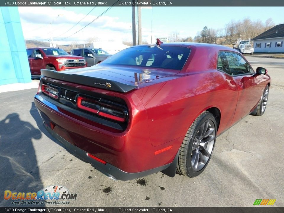 2020 Dodge Challenger R/T Scat Pack Octane Red / Black Photo #6