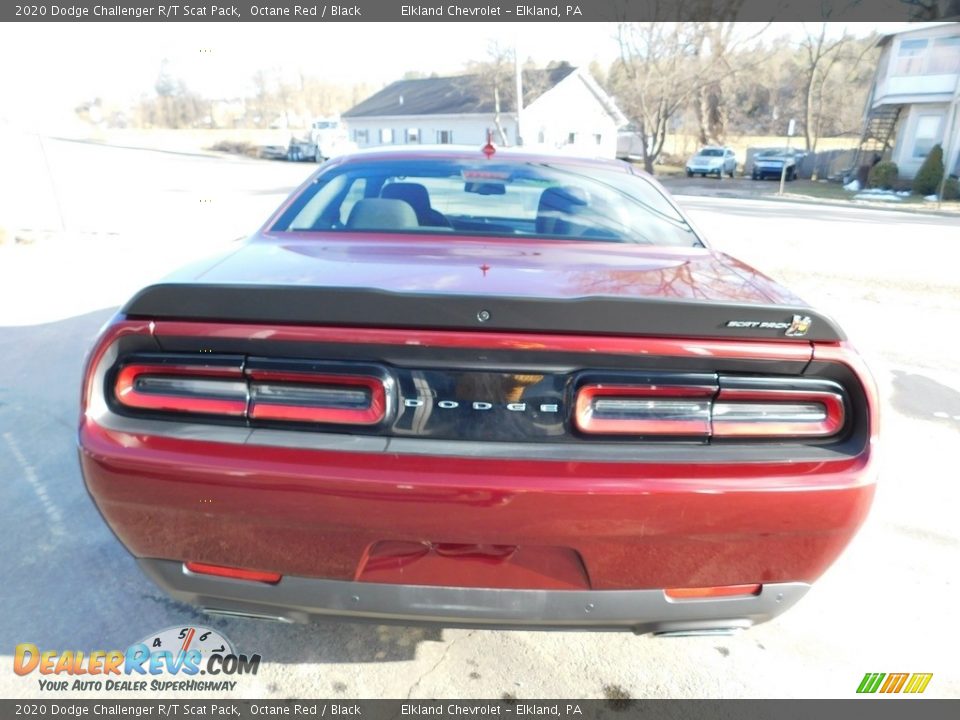 2020 Dodge Challenger R/T Scat Pack Octane Red / Black Photo #7