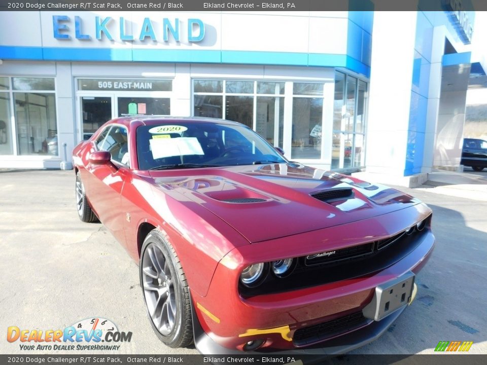 2020 Dodge Challenger R/T Scat Pack Octane Red / Black Photo #15