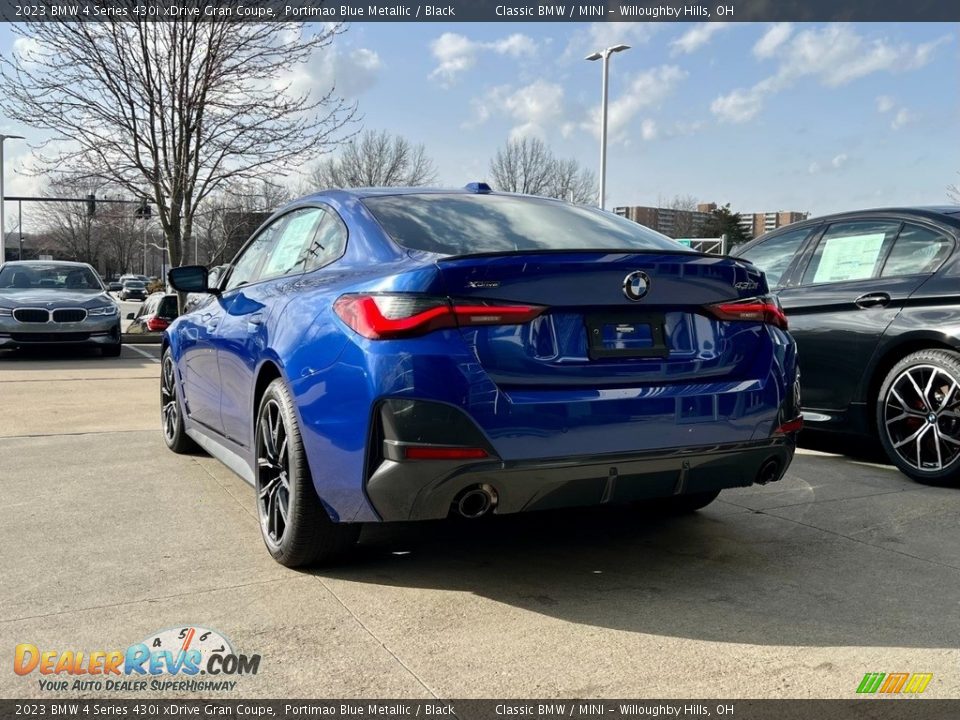 2023 BMW 4 Series 430i xDrive Gran Coupe Portimao Blue Metallic / Black Photo #3