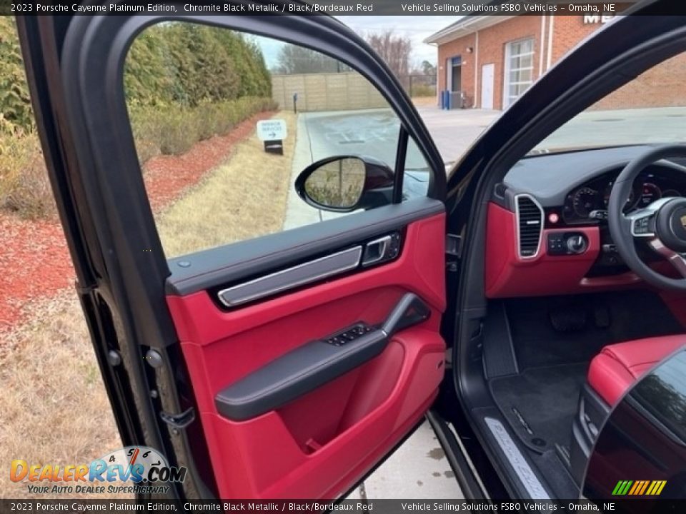 Door Panel of 2023 Porsche Cayenne Platinum Edition Photo #15