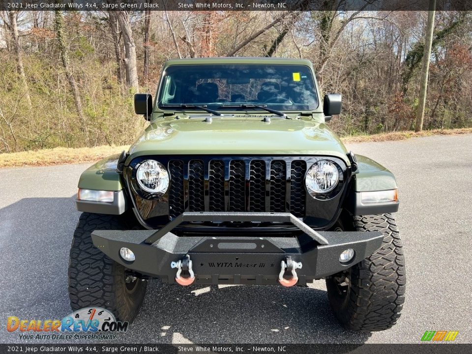 2021 Jeep Gladiator Willys 4x4 Sarge Green / Black Photo #4