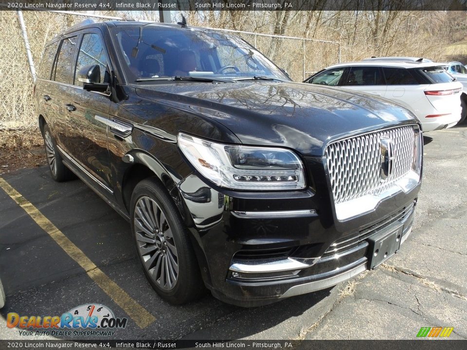 2020 Lincoln Navigator Reserve 4x4 Infinite Black / Russet Photo #4