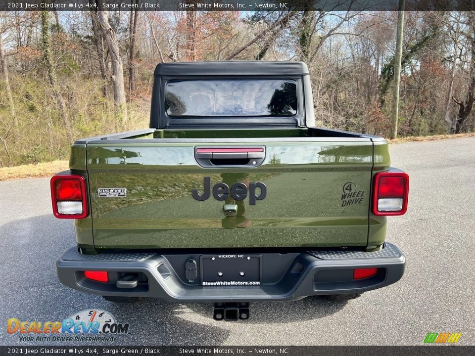 2021 Jeep Gladiator Willys 4x4 Sarge Green / Black Photo #8