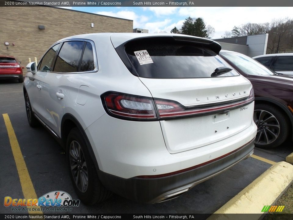 2020 Lincoln Nautilus Standard AWD Pristine White / Cappuccino Photo #2