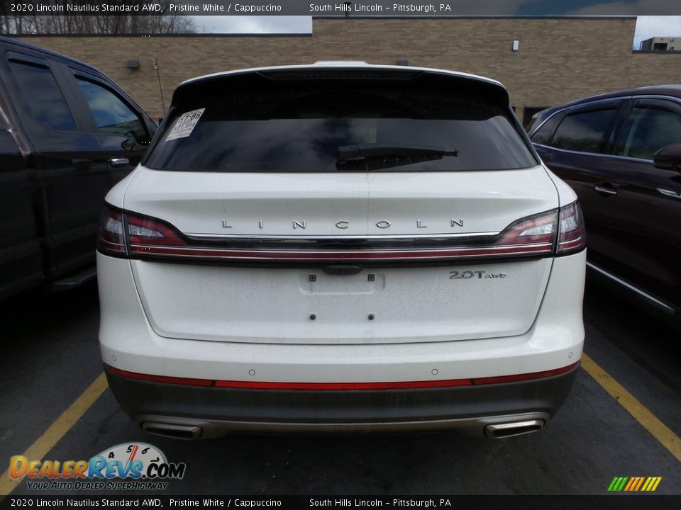 2020 Lincoln Nautilus Standard AWD Pristine White / Cappuccino Photo #3