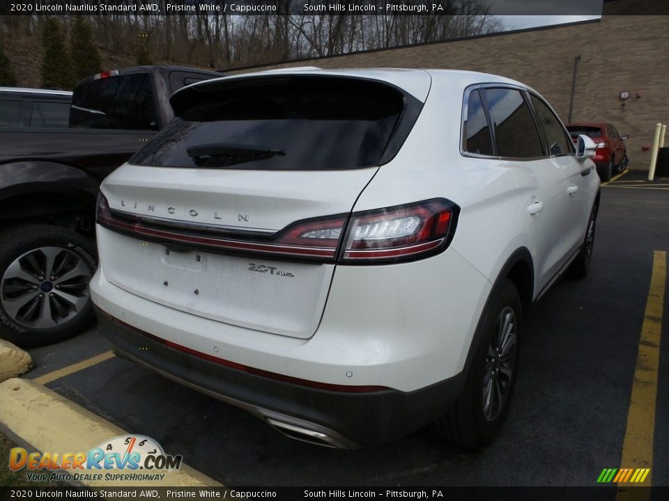 2020 Lincoln Nautilus Standard AWD Pristine White / Cappuccino Photo #4
