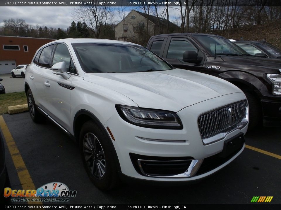 2020 Lincoln Nautilus Standard AWD Pristine White / Cappuccino Photo #5