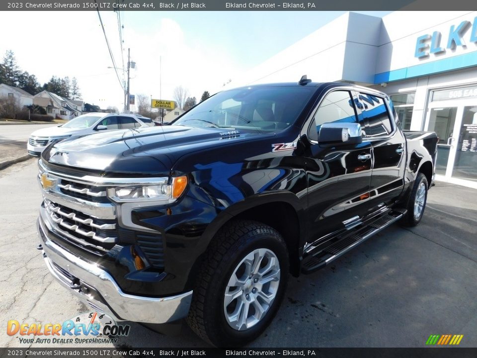 2023 Chevrolet Silverado 1500 LTZ Crew Cab 4x4 Black / Jet Black Photo #1