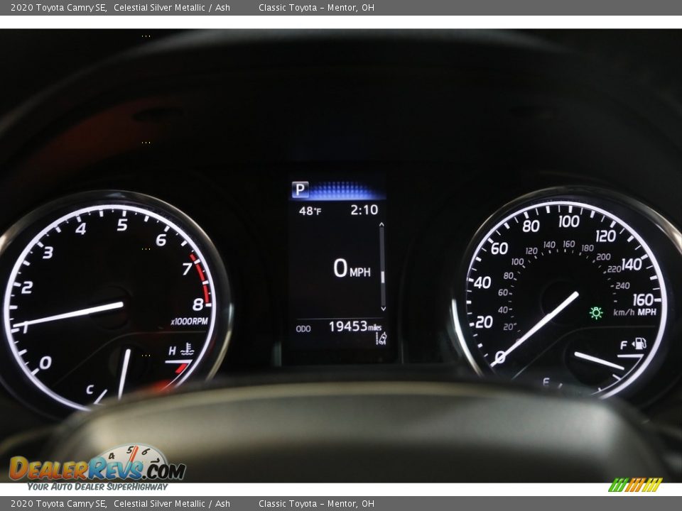 2020 Toyota Camry SE Celestial Silver Metallic / Ash Photo #8