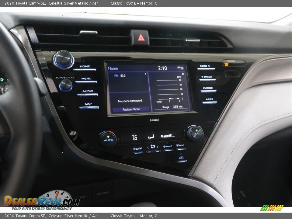 2020 Toyota Camry SE Celestial Silver Metallic / Ash Photo #9