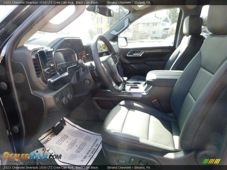 2023 Chevrolet Silverado 1500 LTZ Crew Cab 4x4 Black / Jet Black Photo #20