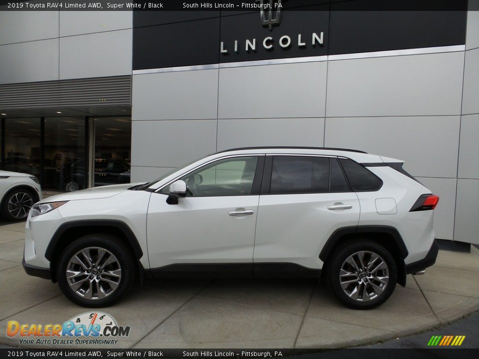 2019 Toyota RAV4 Limited AWD Super White / Black Photo #2