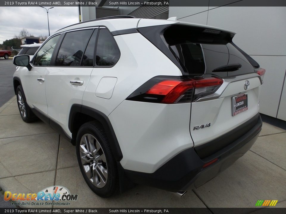 2019 Toyota RAV4 Limited AWD Super White / Black Photo #3