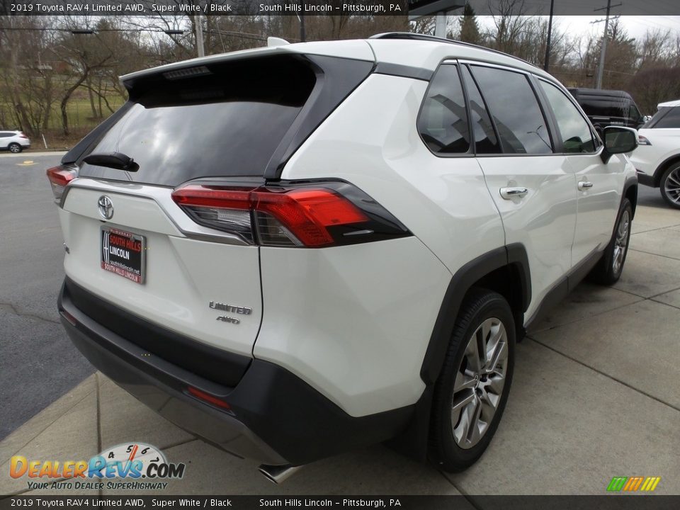 2019 Toyota RAV4 Limited AWD Super White / Black Photo #6