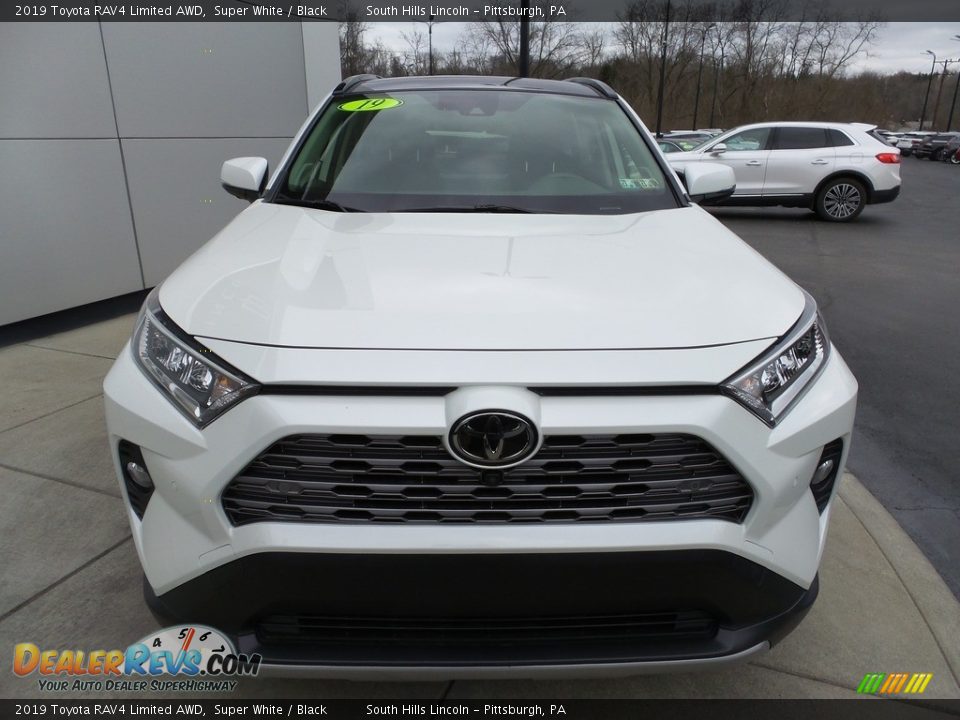 2019 Toyota RAV4 Limited AWD Super White / Black Photo #9