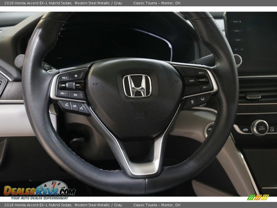 2018 Honda Accord EX-L Hybrid Sedan Steering Wheel Photo #7