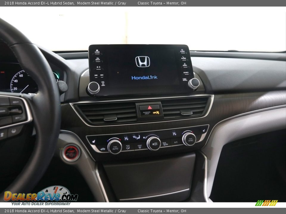 Controls of 2018 Honda Accord EX-L Hybrid Sedan Photo #9