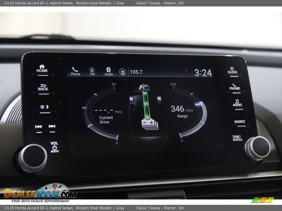 Controls of 2018 Honda Accord EX-L Hybrid Sedan Photo #12