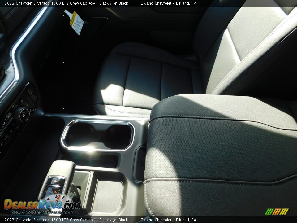 2023 Chevrolet Silverado 1500 LTZ Crew Cab 4x4 Black / Jet Black Photo #36
