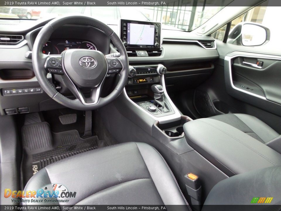 2019 Toyota RAV4 Limited AWD Super White / Black Photo #17